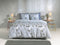 Zohome Nashwa Dekbedovertrek - Eenpersoons - Flanel - 140x200-220cm - Blauw