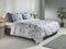 Zohome Nashwa Dekbedovertrek - Eenpersoons - Flanel - 140x200-220cm - Blauw