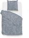 Zohome Paisley-di-Lino Dekbedovertrek - Lits-jumeaux - Katoen - 240x200-220cm - Blauw