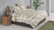 Zohome Palma Dekbedovertrek - 100% Katoen - 240x220 - Beige
