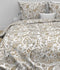 Zohome Perla Dekbedovertrek - Lits-jumeaux - Katoensatijn - 260x200-220cm - Wit