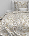 Zohome Perla Dekbedovertrek - Lits-jumeaux - Katoensatijn - 260x200-220cm - Wit