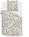 Zohome Perla Dekbedovertrek - Lits-jumeaux - Katoensatijn - 260x200-220cm - Wit