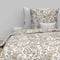 Zohome Perla Dekbedovertrek - Lits-jumeaux - Katoensatijn - 260x200-220cm - Wit