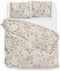 Zohome Rivin Dekbedovertrek - Eenpersoons - Katoen - 140x200-220cm - Wit