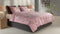 Zohome Rossa Dekbedovertrek - Lits-jumeaux - Flanel - 240x200-220cm - Roze