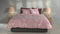 Zohome Rossa Dekbedovertrek - Lits-jumeaux - Flanel - 240x200-220cm - Roze