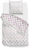 ZoHome Sally Dekbedovertrek - Eenpersoons - 140x200/220 cm - Pink