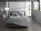 Zohome Satinado Dekbedovertrek - Lits-jumeaux - Katoensatijn - 260x200-220cm - Grijs