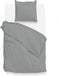 Zohome Satinado Dekbedovertrek - Lits-jumeaux - Katoensatijn - 260x200-220cm - Grijs