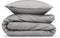 Zohome Satinado Dekbedovertrek - Lits-jumeaux - Katoensatijn - 260x200-220cm - Grijs