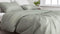 Zohome Satinado Dekbedovertrek - Lits-jumeaux - Katoensatijn - 260x200-220cm - Grijs