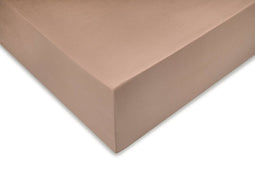 Zohome Satinado Hoeslaken - Eenpersoons - Katoensatijn - 90x200cm - Bruin