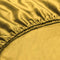 Zohome Satinado Hoeslaken - Eenpersoons - Katoensatijn - 90x200cm - Goud