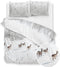 Zohome Snowy Dekbedovertrek - Lits-jumeaux - Flanel - 240x200-220cm - Wit