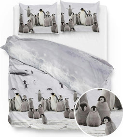 Zohome Tadzio Dekbedovertrek- Flanel - Tweepersoons - 200x200/220 cm - white