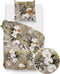 Zohome Valerie Dekbedovertrek - Eenpersoons - Katoen - 140x200-220cm - Groen