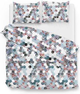 Zohome Vanessa Dekbedovertrek - Lits-jumeaux - Flanel - 260x200-220cm - Multi