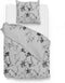 Zohome Vedetta Dekbedovertrek - Eenpersoons - Katoen - 140x200-220cm - Grijs