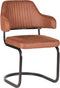 LABEL51 Otta Eetkamerstoel - Bruin - Microfiber
