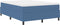vidaXL - Boxspringbed - Blauw - 160x200 - cm - Corduroy - Stof