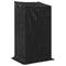 vidaXL - Haardhoutrek - met - regenhoes - 100x80x200 - cm - gegalvaniseerd - staal
