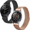 iMoshion Bandje Geschikt voor Samsung Gear S3 Frontier, Samsung Gear S3 Classic, Samsung Galaxy Watch (46mm) - iMoshion Milanese Watch bandje Multipack - Zwart