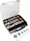 Quadrios 2102CA111 Wartel assortiment PA66 Grijs-wit (RAL 7035) 1 set(s)