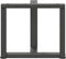vidaXL - Salontafelpoten - 2 - st - T-vormig - 50x25x(42-43) - cm - staal - antraciet