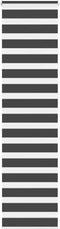 vidaXL - Zebra - rolgordijn - 60x230 - cm - stofbreedte - zwart - 55,9 - cm