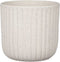 Mica Decorations Dante Bloempot - 21x21x19 cm - Terracotta - Wit