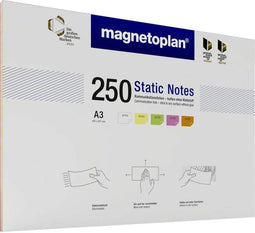 Magnetoplan folieaansprakelijkheid noten - DIN A3-5 kleuren (wit/geel/groen/roze/oranje) - 250 stuks