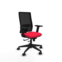 Piqueras y Crespo 2D066N0 - Bureaustoel - Verstelbare hoogte met armleuning - Rood