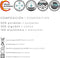 Hoes voor chaise longue met korte armleuning links Eysa THOR Donker grijs 110 x 110 x 310 cm