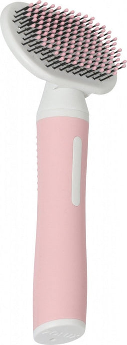 Zolux Anah slickerborstel soft roze wit