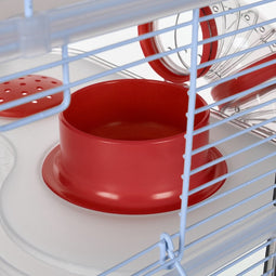 Zolux Kafig fur Hamster, Mause, Rennmause RODY 3" Trio, Long 41 cm x larg 27 cm x haut 53 cm.