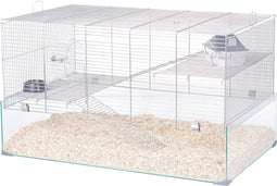 Zolux Neolife 80 Gerbilkooi - Dierenverblijf - 79x48x45 cm Grijs Gerbils