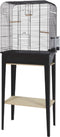 Zolux vogelkooi chic loft met meubel zwart