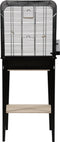 Zolux vogelkooi chic loft met meubel zwart