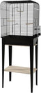 Zolux Vogelkooi chic loft met meubel zwart