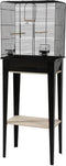 Zolux vogelkooi chic loft met meubel zwart
