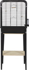 Zolux vogelkooi chic loft met meubel zwart