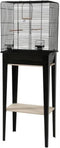 Zolux Vogelkooi chic loft met meubel zwart