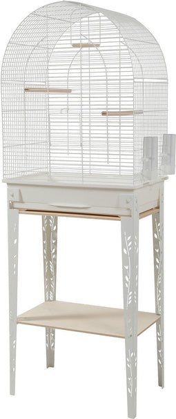 Zolux Vogelkooi patio met standaard wit