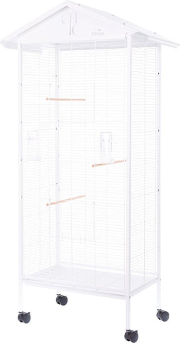 Zolux voliere chic solo wit 78x48x156 cm