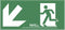 Bord Normaluz Evacuación escalera abajo izquierda PVC (32 x 16 cm)