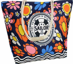 Zomer strandtas 15 x 34 x 59 cm - SAILOR