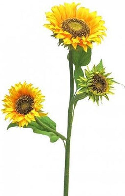 Zonnebloemen 85 cm kunstbloem
