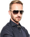 Zonnebril Heren Web Eyewear WE0296 Gouden Ø 66 mm