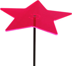 Zonnevanger 1 stuk Ster Rood-Roze (kleur fuchsia) medium 120x15 cm...